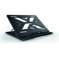 Conceptronic ERGO Laptop Cooling Stand 39,6 cm (15.6 ) Notebookstandaard Zwart - thumbnail