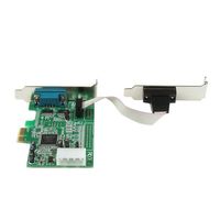 StarTech.com 2-poort Low Profile Native RS232 PCI Express Seriële Kaart met 16550 UART - thumbnail