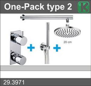 One-Pack Inbouwthermostaatset Type 2 Chr (20Cm)