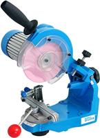 Güde Zaagkettingslijper P 2300 A (230 W, 3000 1/min, slijphoek instelbaar 2x 35°, kettinggeleiderail, verlichting, voor alle gangbare zaagkettingtypes, 2x slijpschijven ø145 mm & slijpsteen)