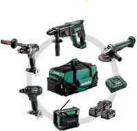 Metabo Comboset 2.4.1 | 5 machines | 18V | 3 x 4,0Ah Li-Ion + lader | In Gereedschapstas - 685213000