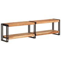 Tv-meubel 160x30x40 cm massief acaciahout