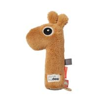 Done by Deer pieper rammelaar Raffi Mustard knuffel 16 cm