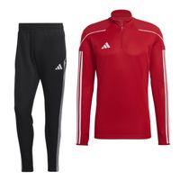 adidas Tiro 23 League 1/4-Zip Trainingspak Rood Zwart