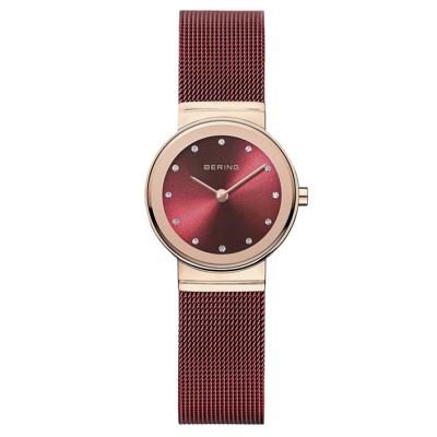 Bering 10126-363 Polished Rosegold Red Dameshorloge