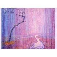 Dubbele Kaart Ruimte-Golvend (Set van 5)