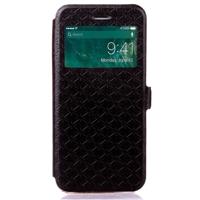 Shop4 - iPhone X Hoesje - Window View Case Diamond Series Zwart