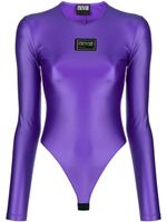 Versace Jeans Couture body à patch logo - Violet