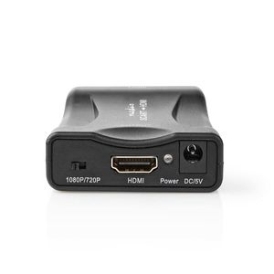 HDMI©-Converter | Scart Female | HDMI© Input | 1-weg | 1080p | 1.2 Gbps | ABS | Zwart