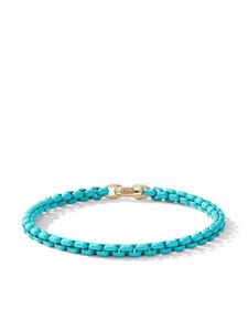 David Yurman bracelet chaîne DY Bel Air en or 14ct - Bleu