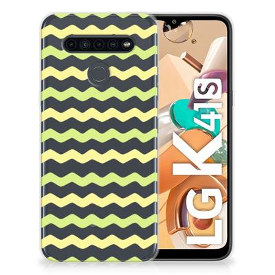 LG K41s TPU bumper Waves Yellow LG K41s TPU bumper Waves Yellow