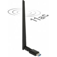 Delock 12535 USB Dualband WLAN ac/a/b/g/n Stick 867 + 300 Mbps met externe antenne - thumbnail