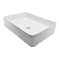 Waskom Opbouw Wiesbaden Link Rechthoek 35x50x14.5cm Keramiek Wit 0 Kraangaten