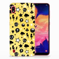 Silicone Back Case Samsung Galaxy A10 Punk Geel