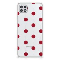 Samsung Galaxy A22 5G Siliconen Case Cherries - thumbnail