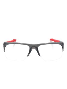 Oakley lunettes de vue Plazlink à monture rectangulaire - Gris