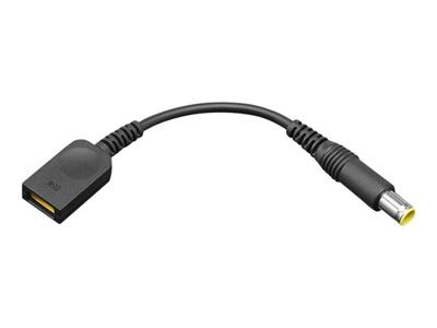 ThinkPad Barrel Power Conversion Cable - Voedingskabel - gelijkstroomconnector (M) naar mini-USB Type A (alleen voeding) (V) - voor IdeaPad 3 14ITL05 81X7; 3 15ITL05 81X8 ThinkPad Barrel Power Conversion Cable - Voedingskabel - gelijkstroomconnector (M) naar mini-USB Type A (alleen voeding) (V) - voor IdeaPad 3 14ITL05 81X7; 3 15ITL05 81X8