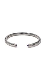 David Yurman bracelet en argent sterling Cable Classics serti d'améthyste et de diamants