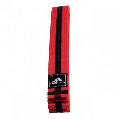 adidas Taekwondoband Poomsae geel/groene streep adidas Taekwondoband Poomsae geel/groene streep