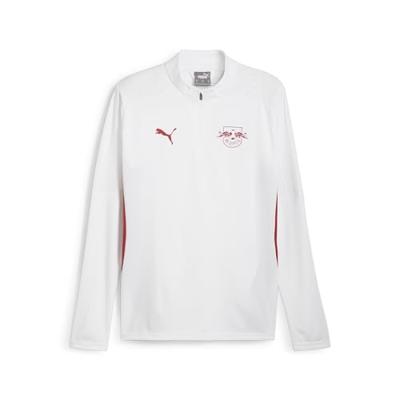 PUMA RB Leipzig trainingstop met kwartrits voor heren M White Club Red
