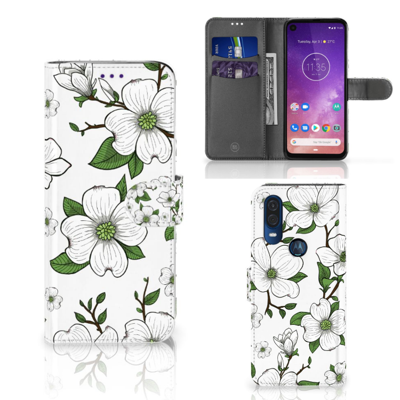Motorola One Vision Hoesje Dogwood Flowers