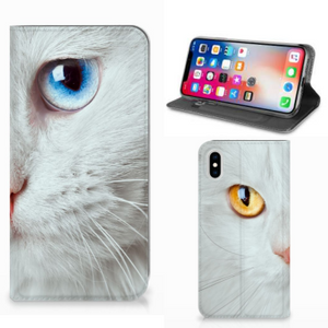 Apple iPhone Xs Max Hoesje maken Witte Kat