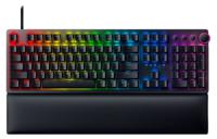 RAZER Huntsman V2 Purple Switch - Ger Gaming-toetsenbord Kabelgebonden QWERTZ, Duits Zwart Verlicht