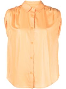 DKNY blouse à pattes de boutonnage aux épaules - Orange