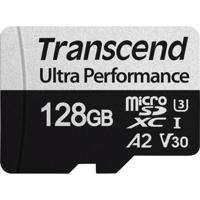 Transcend microSDXC 340S microSDHC-kaart 128 GB Class 10, Class 3 UHS-I - thumbnail