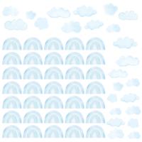 Muursticker - Mini Regenbogen / Blauw - thumbnail