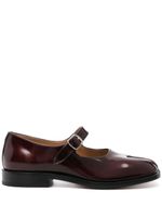 Maison Margiela ballerines Tabi en cuir - Marron