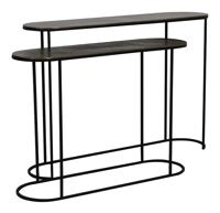 Light & Living Sidetable 'Bocov' Set van 2 stuks, kleur Antiek Brons