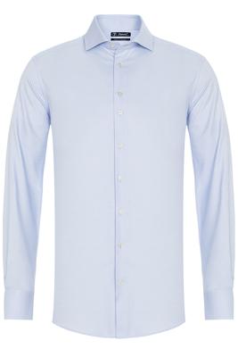 Sleeve7 Heren Overhemd Hemelsblauw Widespread Heavy Twill Modern Fit Sleeve7 Heren Overhemd Hemelsblauw Widespread Heavy Twill Modern Fit