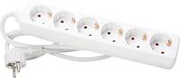 Kopp 120613005 6-voudige stekkerdoos standaard, wit