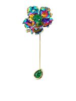 Anabela Chan pins Bloom en or 18ct - Vert