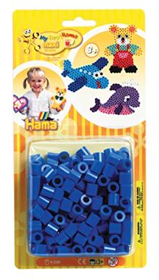 Hama 8609 maxi-strijkparels, ca. 250 parels, lichtblauw