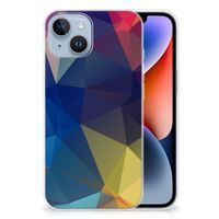 Apple iPhone 14 TPU Hoesje Polygon Dark