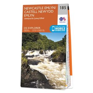 Wandelkaart - Topografische kaart 185 OS Explorer Map Newcastle Emlyn