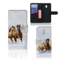 Xiaomi Redmi 8A Telefoonhoesje met Pasjes Paarden