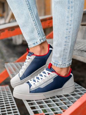 Herenschoenen enkel T366 - donkerblauw, maat 41