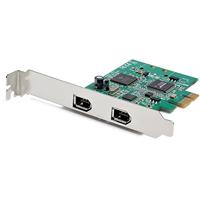 StarTech.com 2-poorts FireWire-PCIe Express-kaart, PCIe FireWire 1394a-adapter (PEX1394A2V2)