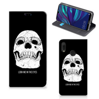 Mobiel BookCase Huawei Y7 hoesje Y7 Pro (2019) Skull Eyes - thumbnail