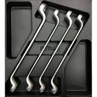 Hofftech Gevulde Gereedschapswagen - Tray Ringsleutel - 4 delig