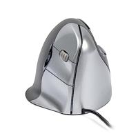 BakkerElkhuizen Evoluent4 Wired, Ergonomische verticale muis, Rechtshandig, Donkergrijs/zwart/zilver