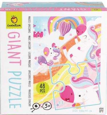 Ludattica legpuzzel Giant Puzzle Magic Unicorn 48 stukjes Ludattica legpuzzel Giant Puzzle Magic Unicorn 48 stukjes