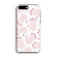 Hands pink: iPhone 8 Plus Volledig Geprint Hoesje - thumbnail