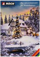 NOCH TT Adventskalender met figuurtjes, handgekleurd voor Spur TT, 28 figuren voor modelbaan, scènes en diorama's