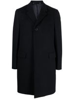 Paul Smith button-down single-breasted coat - Bleu