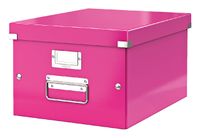 Opbergbox Leitz WOW Click & Store 281x200x370mm roze