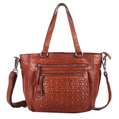 Genicci Handtas / Schoudertas Tiber Cognac